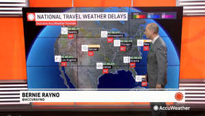 Several areas of the country could endure weather-related travel delays on June 9.