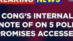 Times Now Access Internal Note Of Finance Department On Congress' 5 Poll Promises In Karnataka