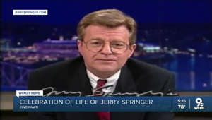 Former Cincinnati Mayor Jerry Springer honored at celebration of life