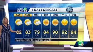 Northern California Forecast: Timeline for possible rain in Sierra and Foothills