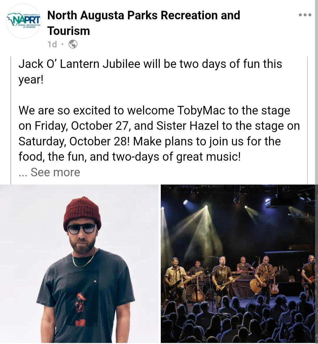 Jack O'Lantern Jubilee North Augusta, SC Crystal Lake
