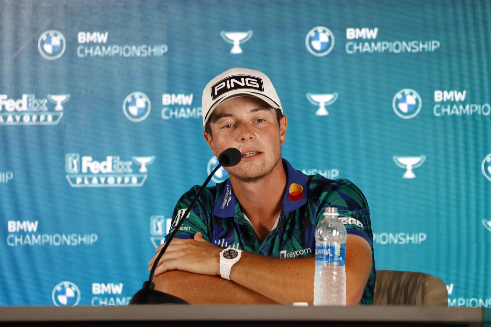 Viktor Hovland Sets Record Breaking Round At The BMW Championship On