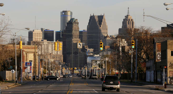 File photo of the Detroit skyline