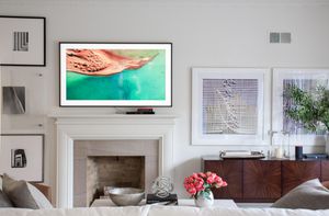 a fire place in a living room with a fireplace: How to make your home a Smart Home