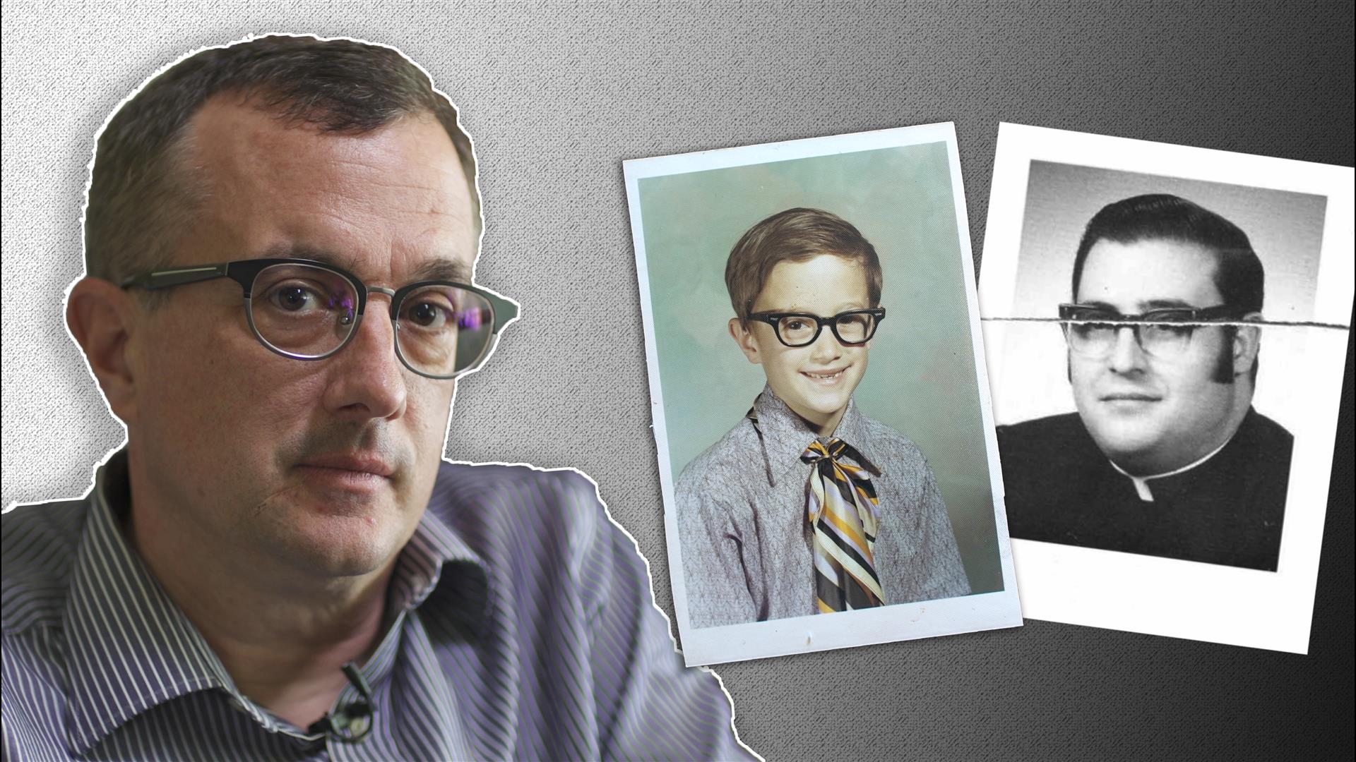 a man wearing glasses and looking at the camera