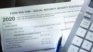 Social Security Benefit Statement with calculator