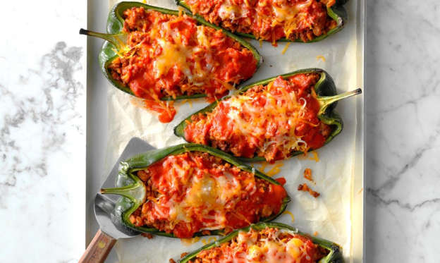 Slide 1 of 50: My partner adores these saucy stuffed peppers—and I love how quickly they come together. Top with low-fat sour cream and your favorite salsa. —Jean Erhardt, Portland, Oregon Go to Recipe If you love 30-minute dinners, then check out our Quick Dinners newsletter!