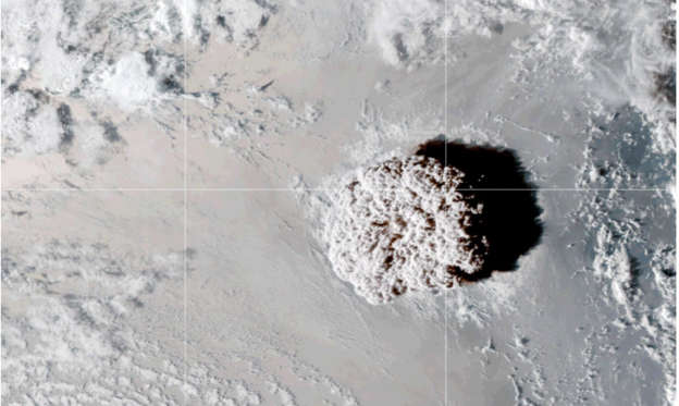 Slide 1 of 43: This photo is a still capture of a video released by NASA when a small, uninhabited South Pacific island known as Hunga Tonga-Hunga Ha‘apai – originally two islands that became one landmass in January 2015 after an eruption formed new land between them – was obliterated by a massive volcanic eruption. Little is understood about volcanoes that erupt in shallow water and volcanologists have recently been analyzing the extraordinary power of the blast.