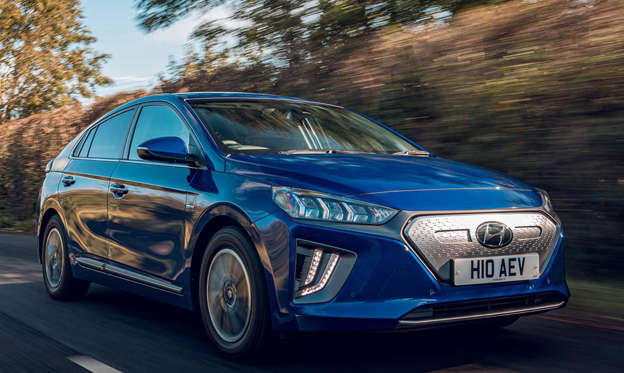 Slide 2 of 21: The Ioniq is a fairly unusual model in that it's available as a hybrid, a plug-in hybrid and a fully electric car. We recommend the regular hybrid version, but if you decide to go fully electric, you'll have a range of up to 193 miles (according to official tests). We like its high-quality interior and low running costs, but the electric version is expensive compared with rivals, and there's limited headroom for back-seat passengers.