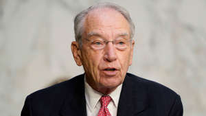 Sen. Chuck Grassley, R-Iowa speaks during testimony from Supreme Court nominee Judge Amy Coney Barrett on the third day of her confirmation hearing before the Senate Judiciary Committee on Capitol Hill on October 14, 2020 in Washington, DC. (Photo by Susan Walsh / POOL / AFP) (Photo by SUSAN WALSH/POOL/AFP via Getty Images) Photo by SUSAN WALSH/POOL/AFP via Getty Images