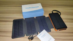 Riapow 18W 26800mAh Solar Battery Power Bank