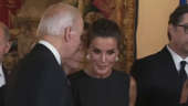 Spain's Queen Letizia chats to Joe Biden at NATO summit