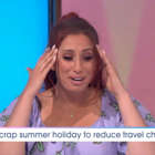 Stacey Solomon left riled by airport travel chaos on Loose Women