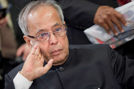 Pranab Mukherjee, India's finance minister, attends the International Monetary and Financial Committee (IMFC) meeting during the International Monetary Fund (IMF) and World Bank annual spring meetings in Washington, D.C., U.S., on Saturday, April 21, 2012. European governments were urged to be tougher and more agile in their efforts to end two years of debt turmoil as the IMF won more than $430 billion to safeguard the world economy.