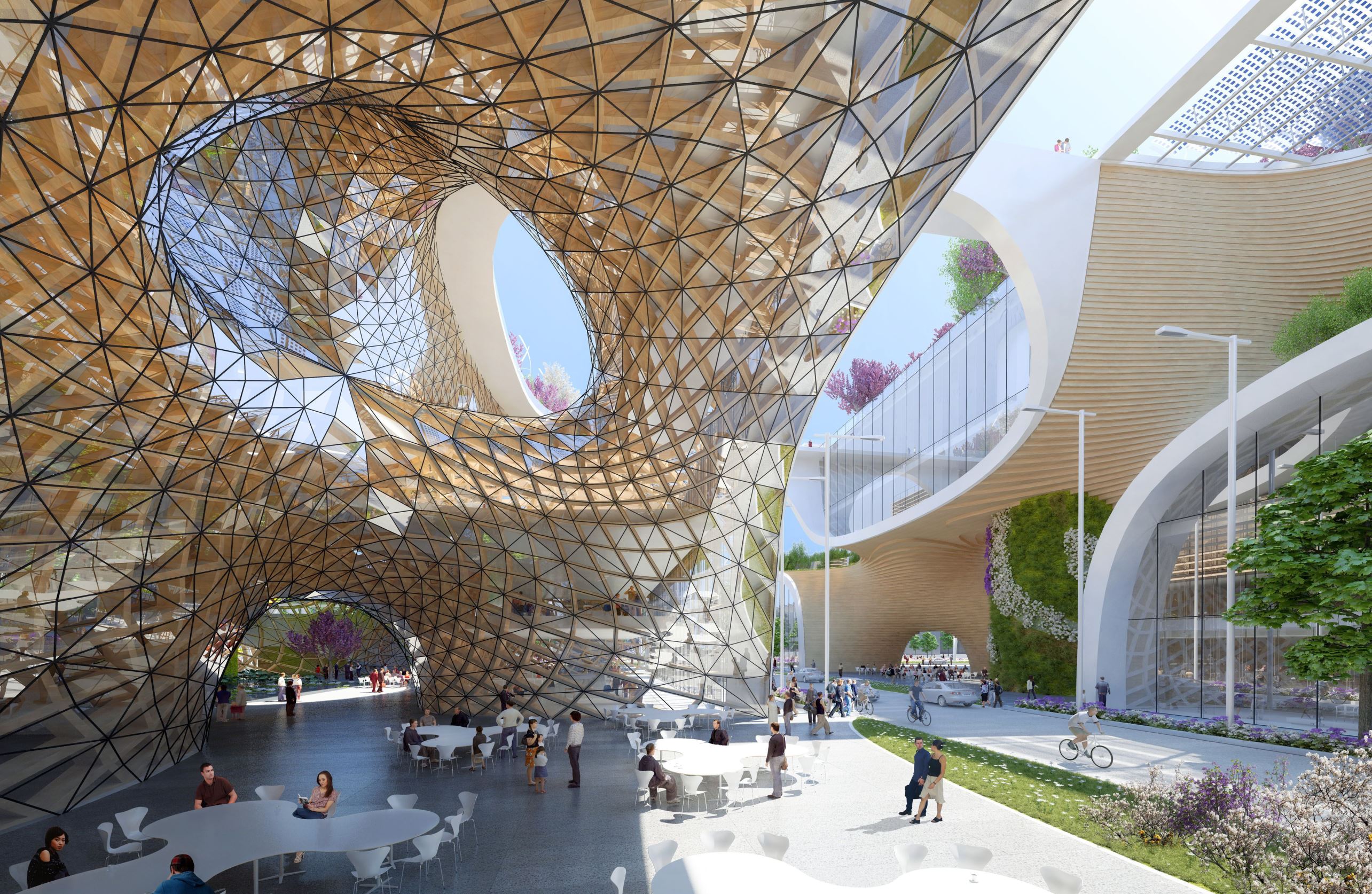 Wooden Orchids' by Vincent Callebaut
