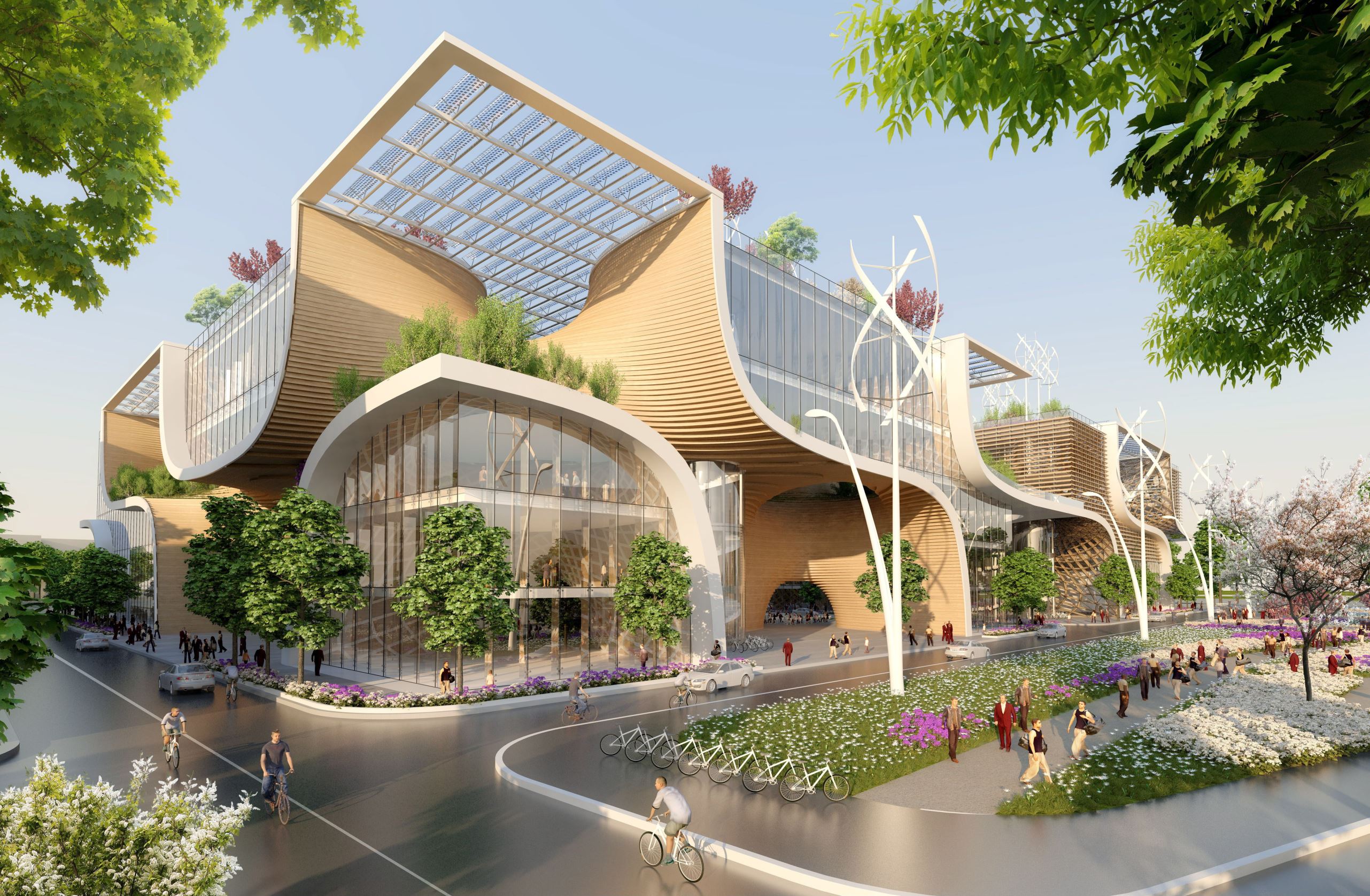 Wooden Orchids' by Vincent Callebaut