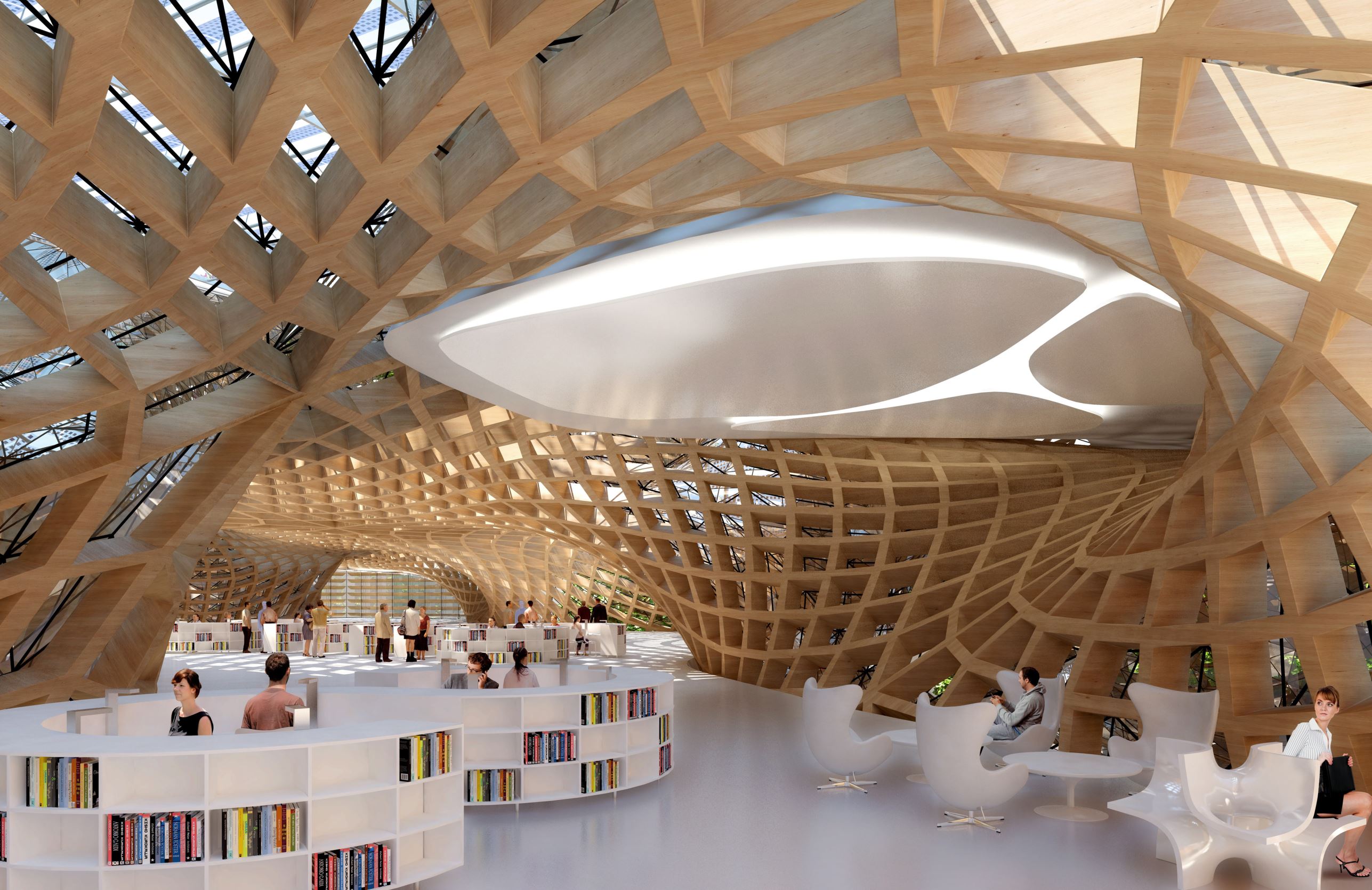 Wooden Orchids' by Vincent Callebaut