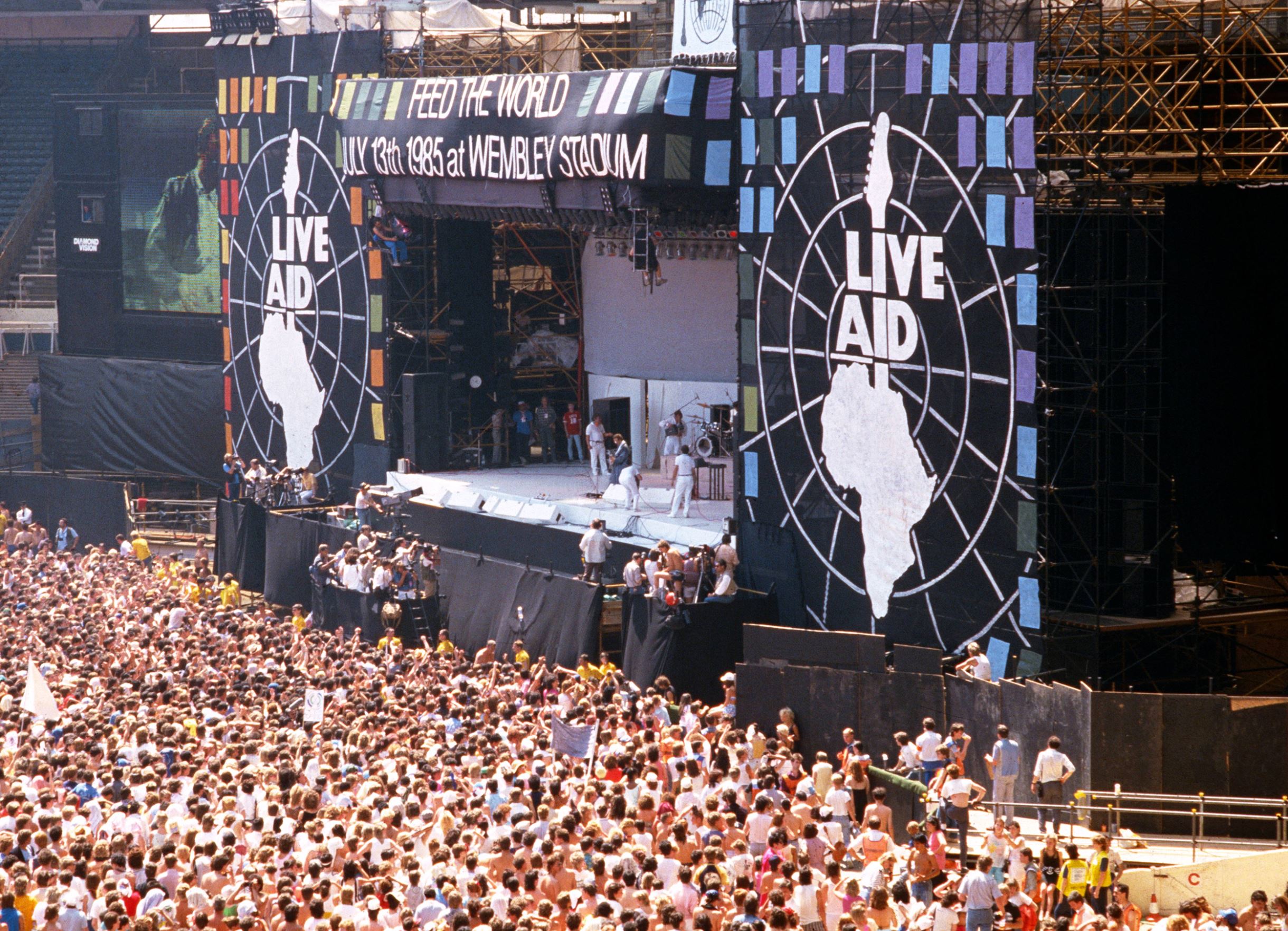 30th anniversary of Live Aid Performers then and now