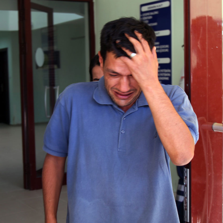 Abdullah Kurdi, 40, father of Syrian boys Aylan, 3, and Galip, 5, who were washe...