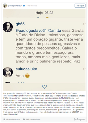 Anitta recebe críticas nas redes sociais e Paulo Gustavo defende: "Nossa maior artista pop"