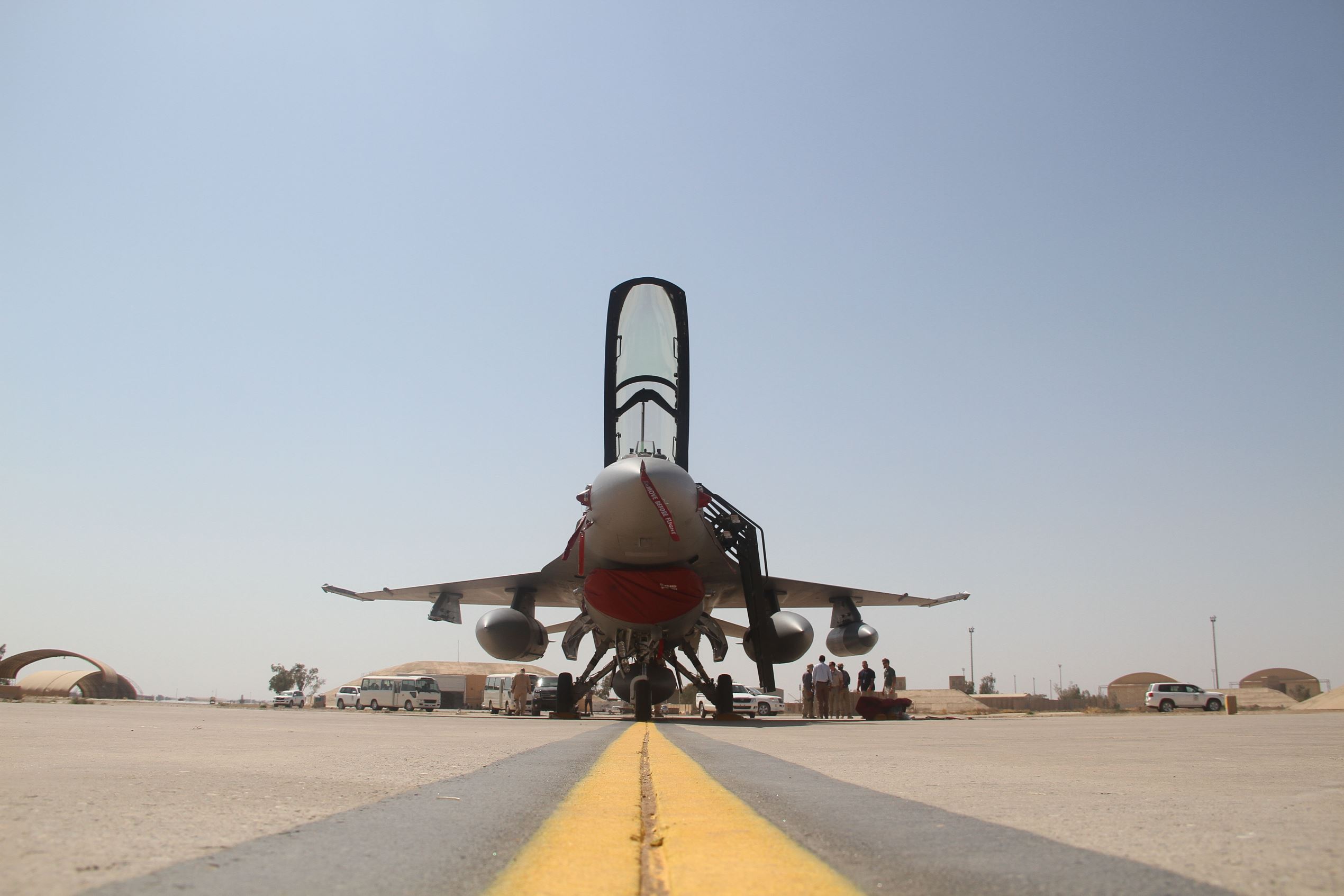Iraq puts F-16s into action