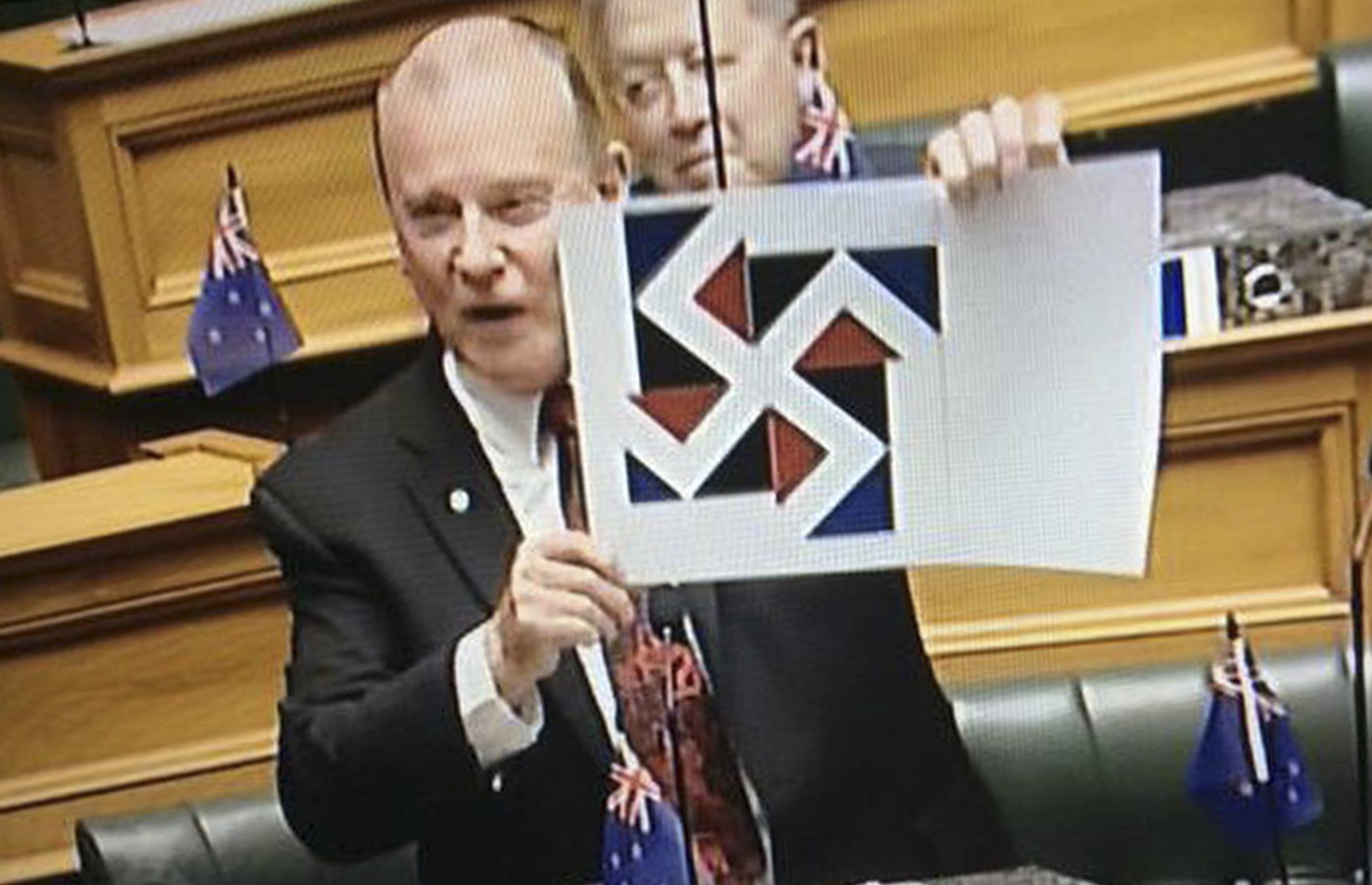 Anger over ?Nazi Swastika? Zealand