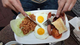 ¿Cómo le dicen al desayuno inglés en Reino Unido?
