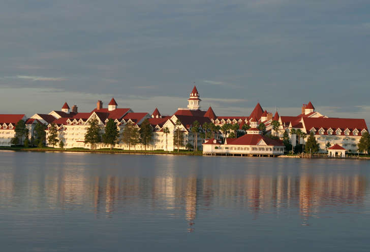 Early morning view of the Grand Floridian Resort and Spa located in the Magic Kingdom at Disney World in Orlando, Florida on September 28, 2003.