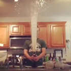 Homemade soda explosion ends in epic disaster