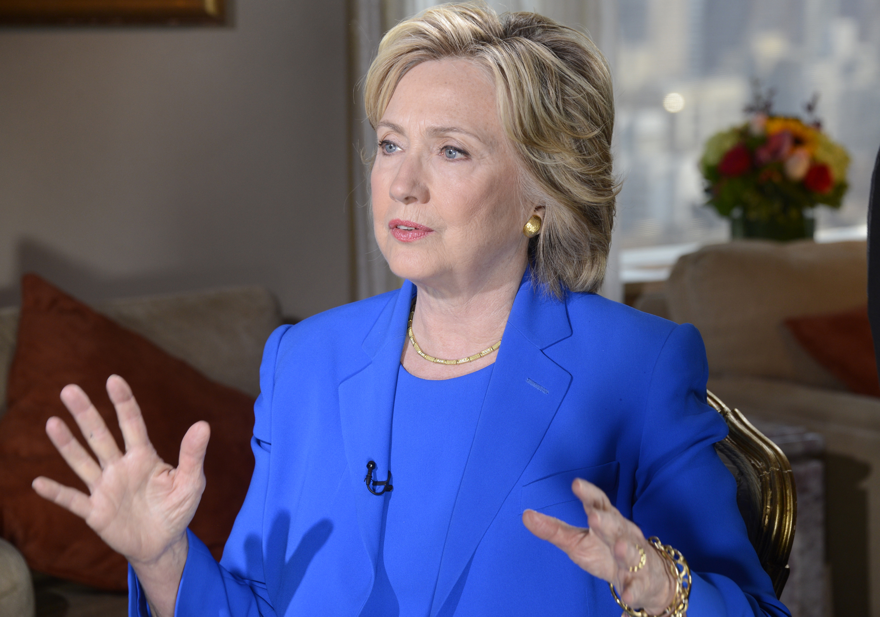 ABC NEWS - David Muir conducts a one-on-one interview with Democratic Presidential Candidate Hillary Clinton on the Iran deal, her email as Secretary of State, current state of the campaign and other issues, airing on WORLD NEWS TONIGHT, Tuesday, Sept. 8