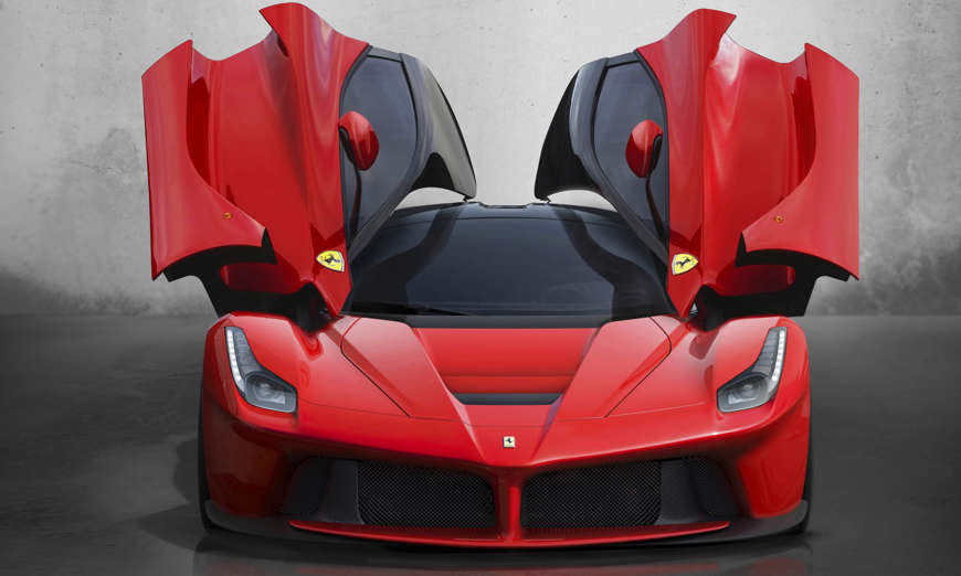 MSRP: $1,416,362<br>Horsepower: 949<br>Currently residing at the top of the Ferrari lineup, LaFerrari (yes, it’s named “The Ferrari”) takes the Italian car company’s Formula One technology and expertise and puts it in a street-legal hypercar. Only 499 LaFerraris were built and all have been sold — sorry. (Rumor has it that a convertible version is on the way, so interested buyers may still have a chance.) Those lucky few that either own one or have had a chance to get behind the wheel will be blown away with the 949-horsepower hybrid powertrain that combines an electric motor with a powerful V12 engine. Sixty mph comes up in about 2.5 seconds on the way to a top speed of around 218 mph.