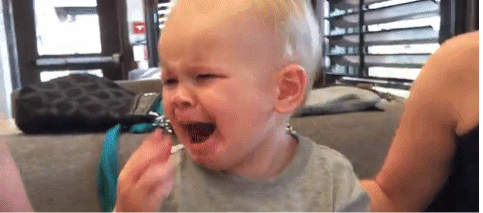 This hilarious baby hates cranberries