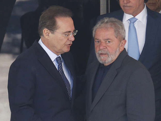 Lula chama Renan como sua testemunha em processo por obstrução de Justiça