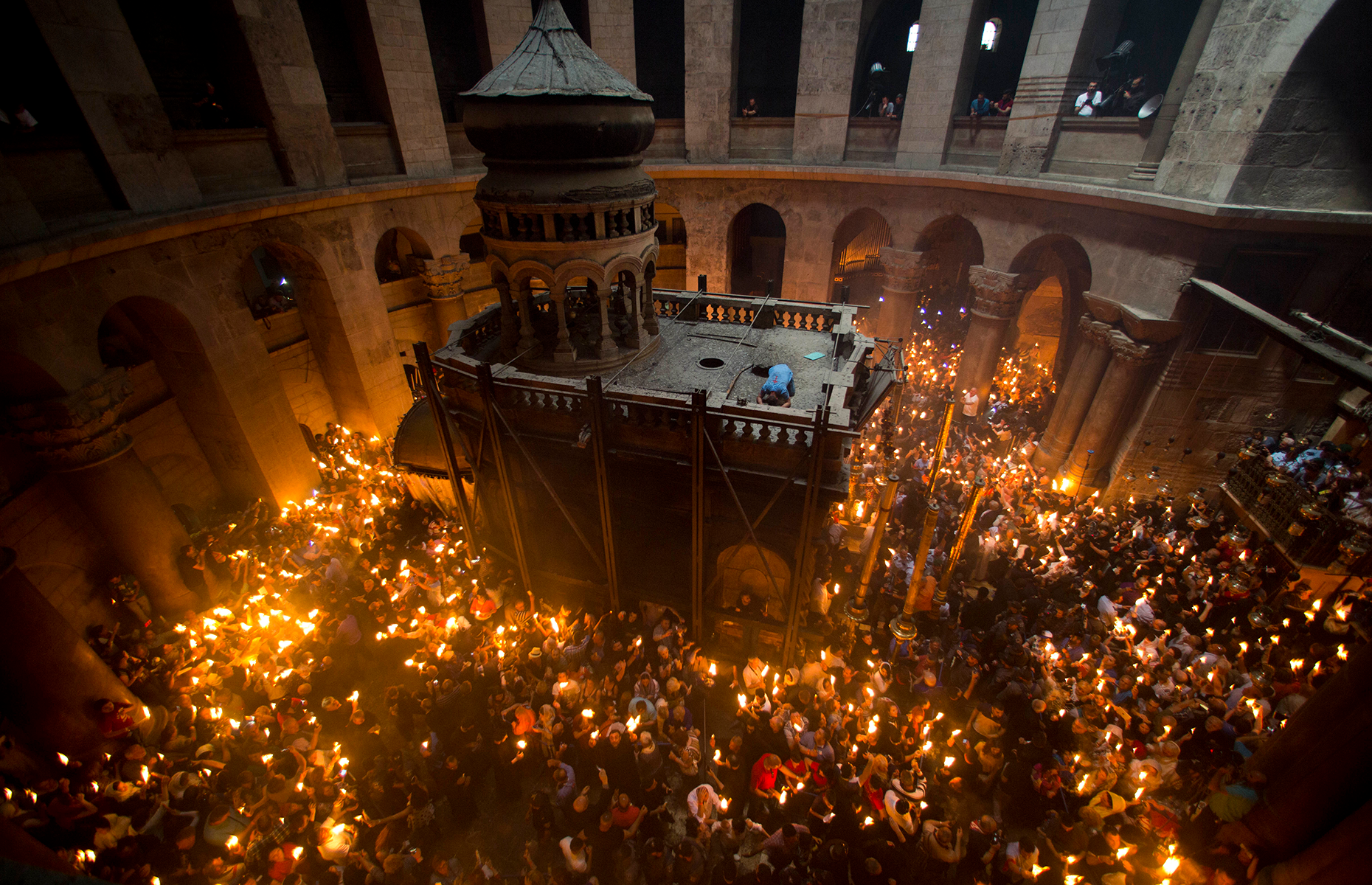 Inside Tomb Jesus Jerusalem