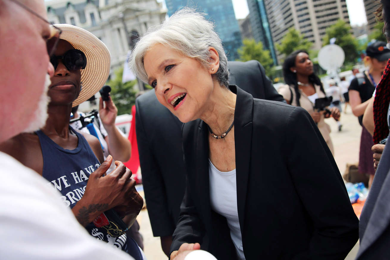 Green Party presidential candidate Jill Stein, pictured July 26, 2016.