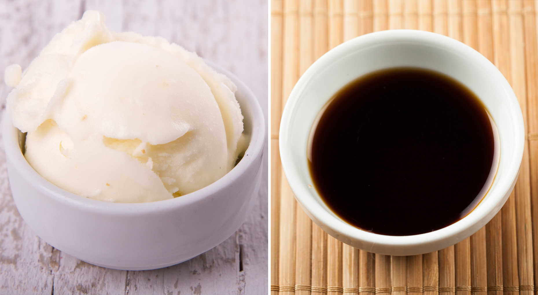 Ice-cream soya sauce more weird