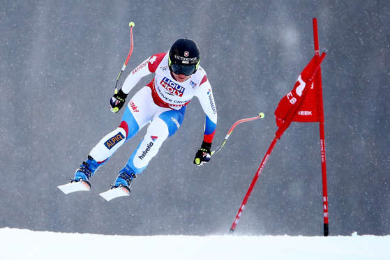 BEAVER CREEK, CO - FEBRUARY 03: Fabienne Suter of Switzerland races during the Ladies' Super-G on the Raptor racecourse on Day 2 of the 2015 FIS Alpine World Ski Championships on February 3, 2015 in Beaver Creek, Colorado.  (Photo by Al Bello/Getty Image