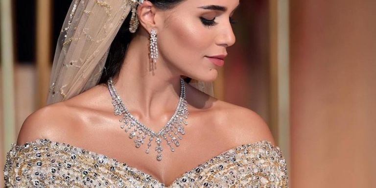 This Lebanese bride’s wedding dress