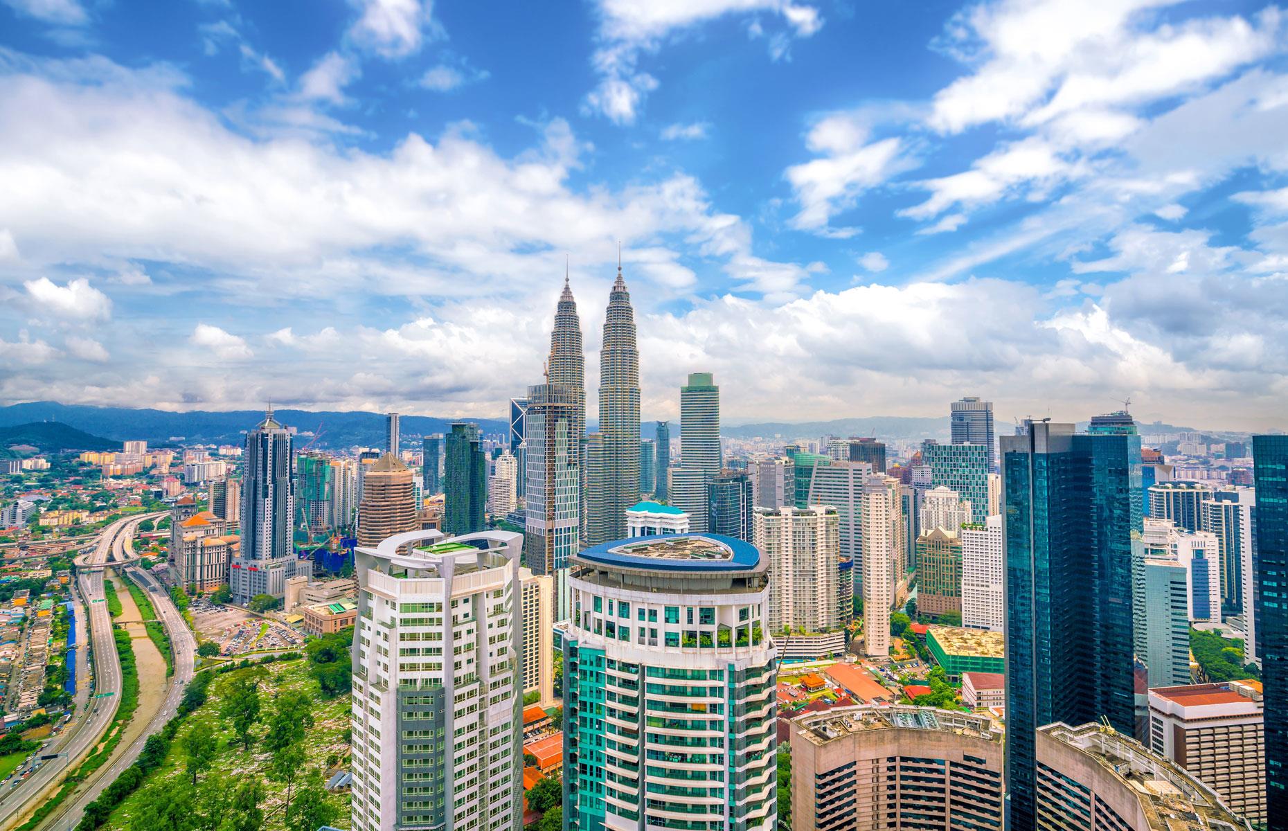 Slide 10 of 33: Thailand's neighbor Malaysia is projected to rise up the rankings too. Mirroring the nation next door, Malaysia should experience impressive GDP growth over the next 33 years, landing the country in 24th place by 2050.