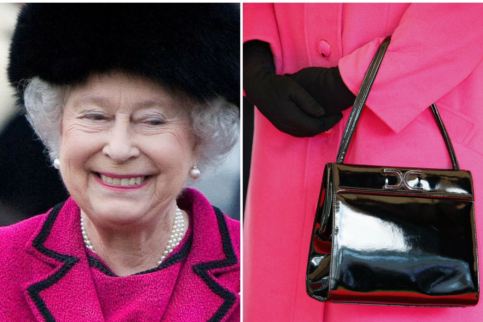 Queen uses handbag send secret