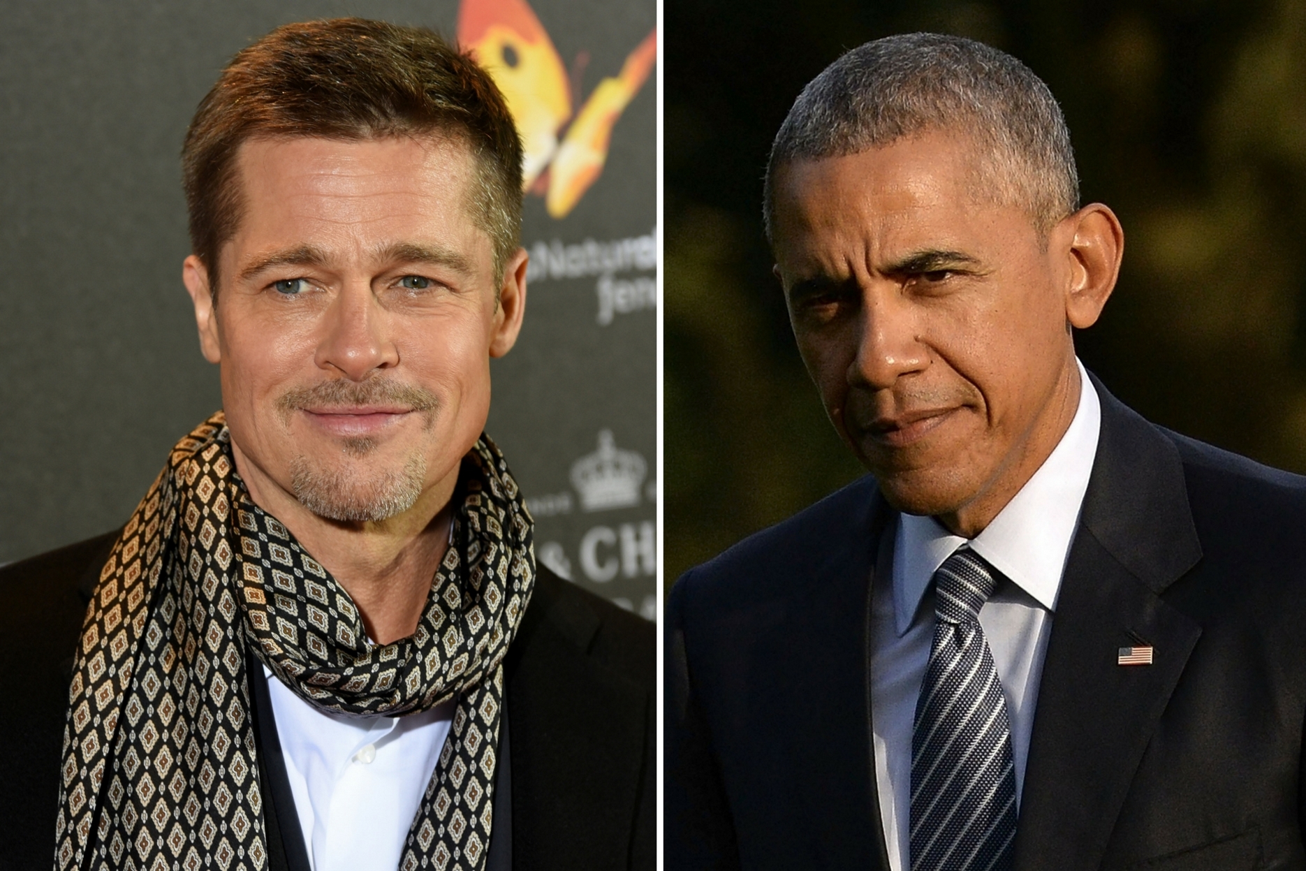 Brad Pitt Obama related? Celebrities