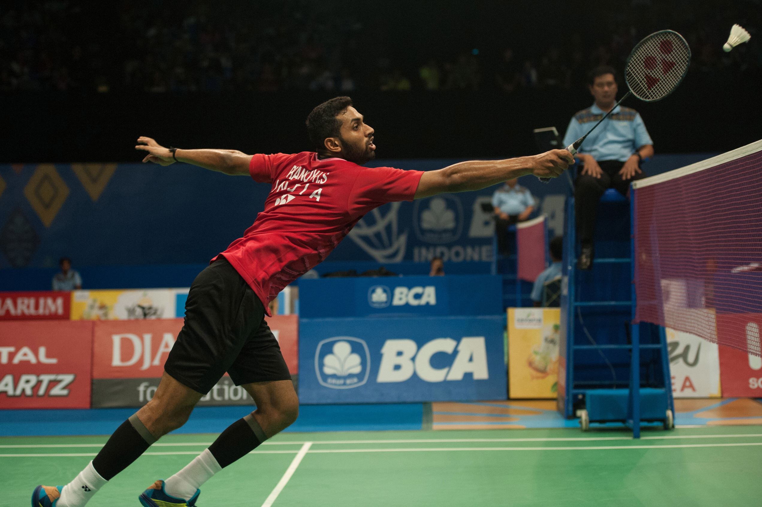 Pran**y beats Kashyap Open title