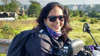 Woman biker died potholed road