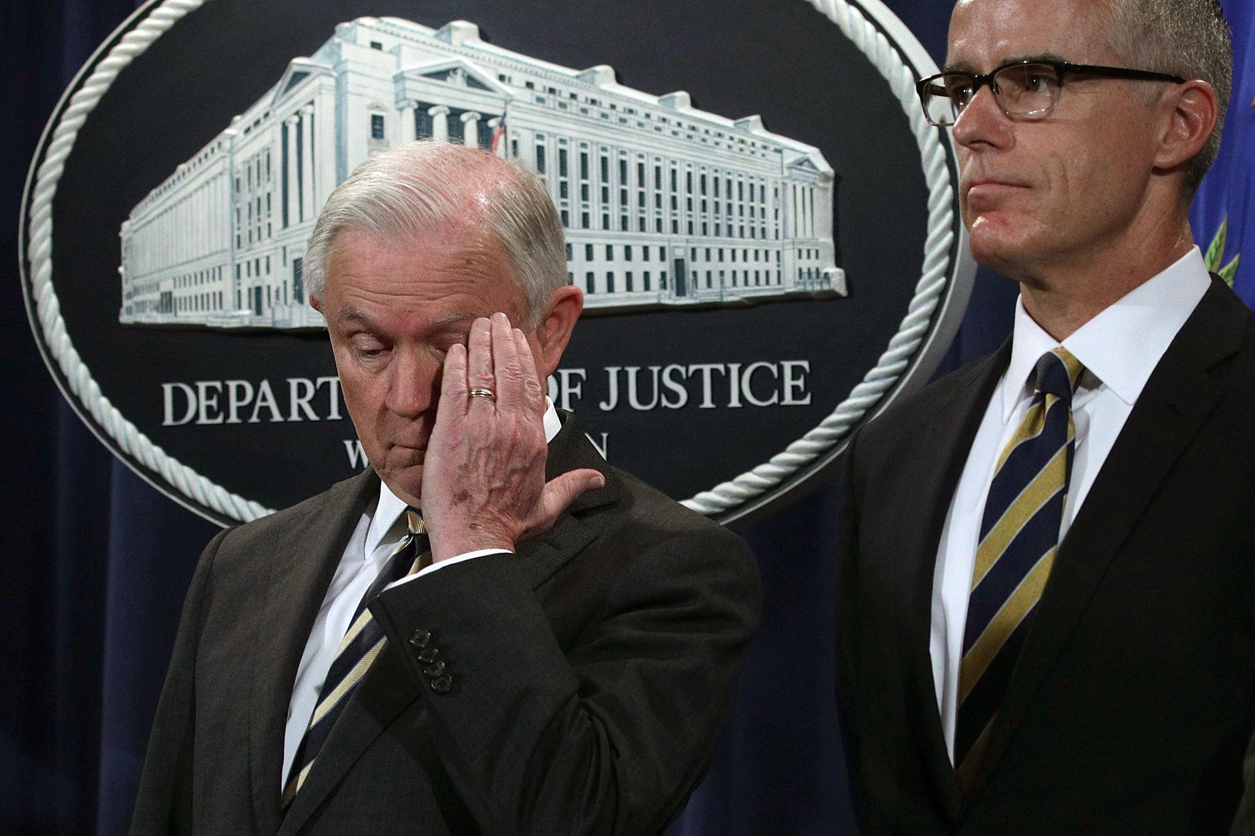 standoff between Trump Sessions escalates