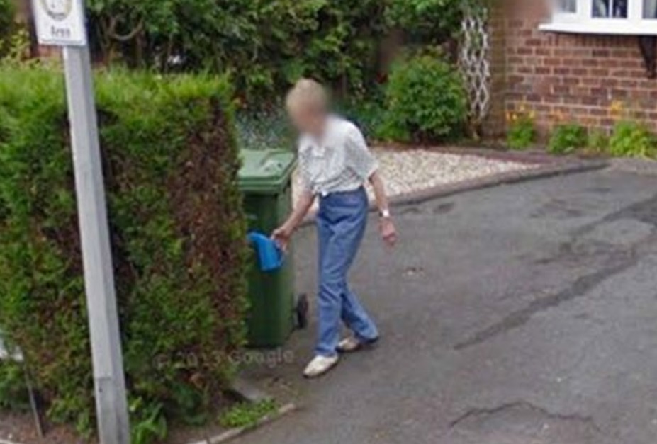 Dead seen watering garden