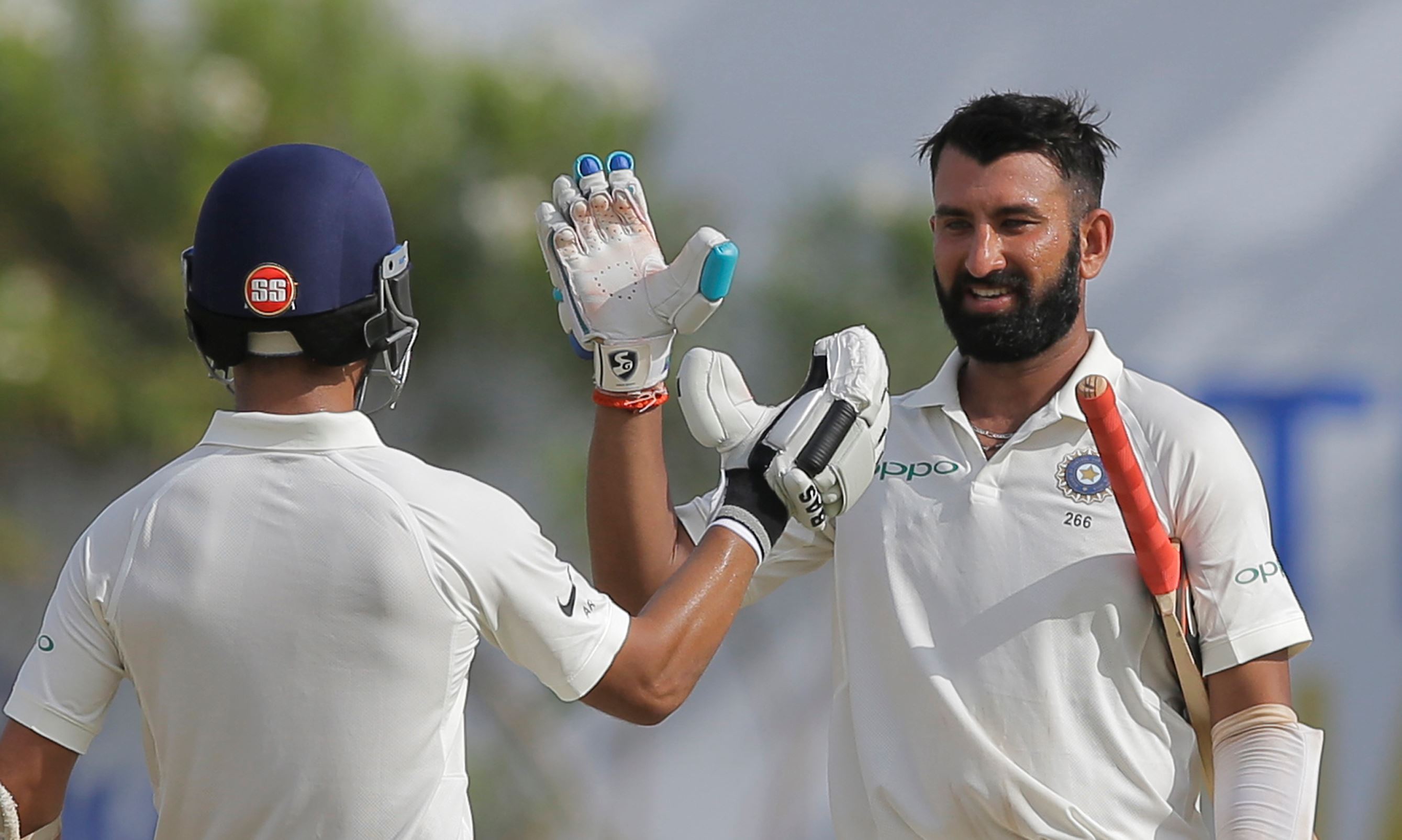 Pics: Dhawan, Pujara score hundreds