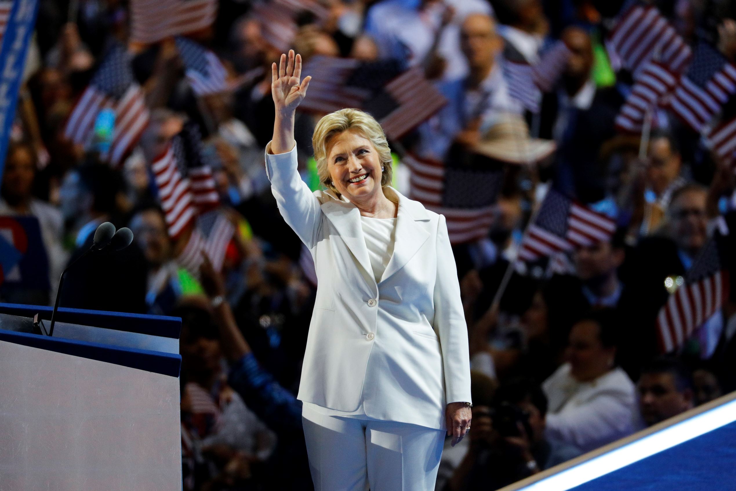 Today history: Hillary Clinton accepts