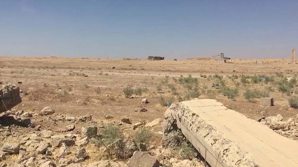 Iraq prison with Indians ruins