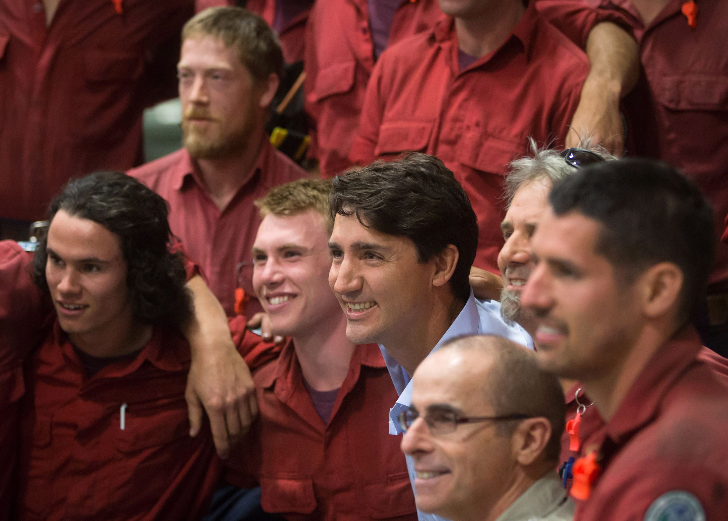 Trudeau visits fire zone B.C.