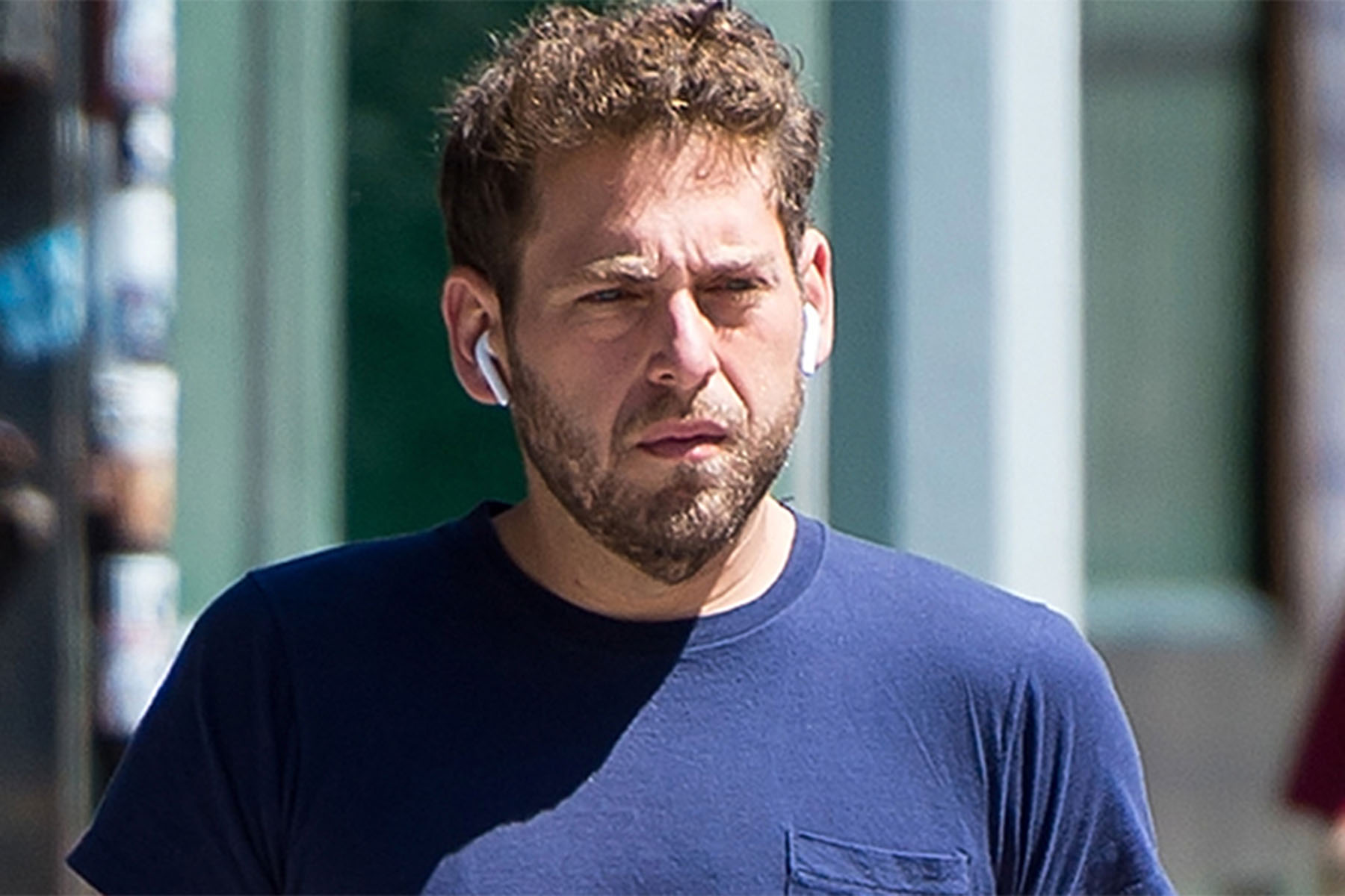 Jonah Hill shows incredible weight